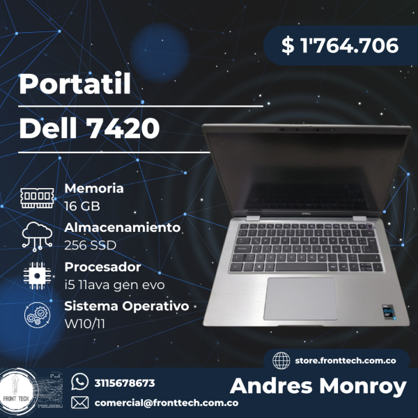 Portatil Dell 7420
