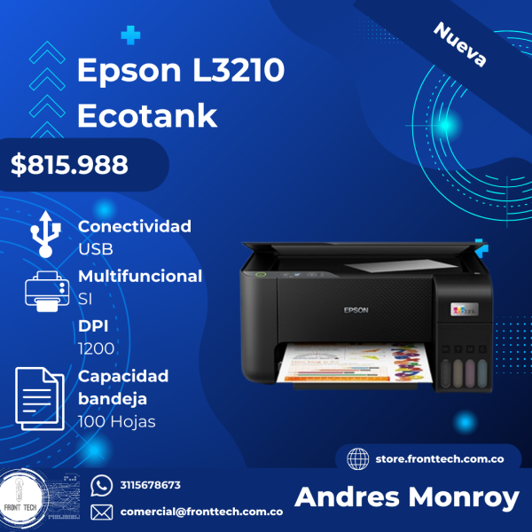 Impresora Epson L3210 EcoTank