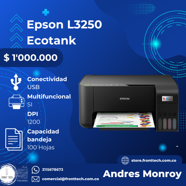 Impresora Epson L3250 Ecotank