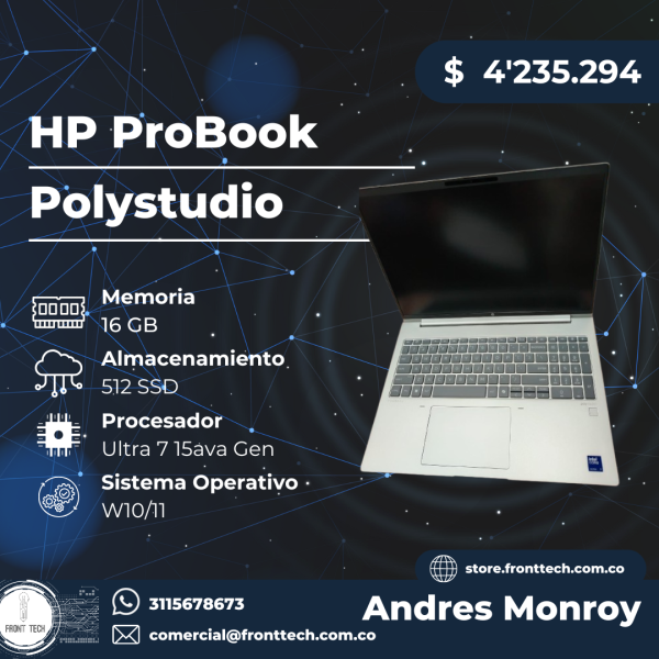 Portatil HP ProBook Polystudio